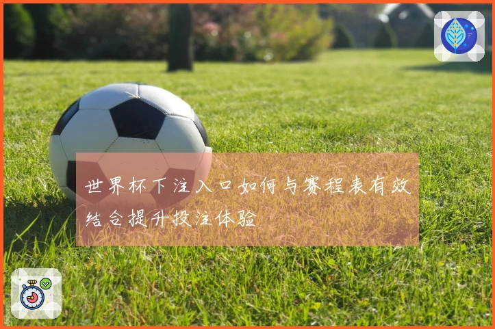 世界杯下注入口如何与赛程表有效结合提升投注体验